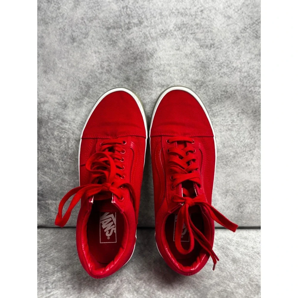 Vans Old Skool OTW Foxing Translucent Sneakers Shoes Racing Red Unisex M9 W10.5